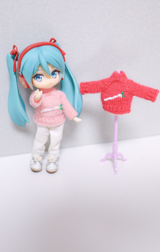 ねぎ刺繍セーター(全4カラー)