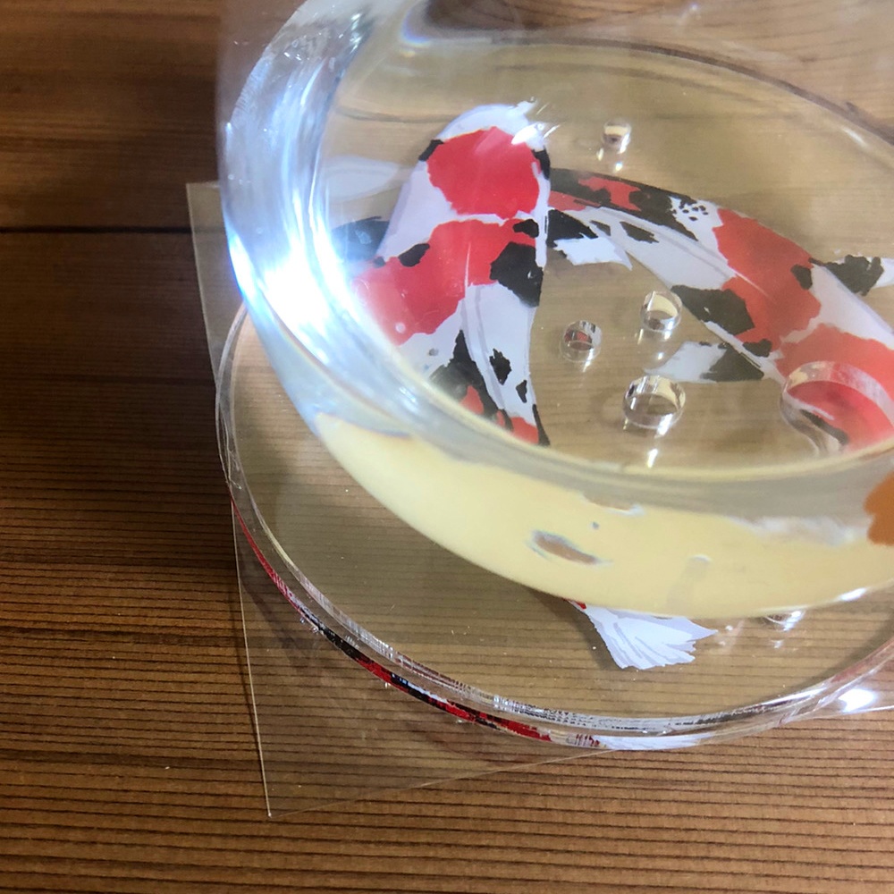 錦鯉のコースター