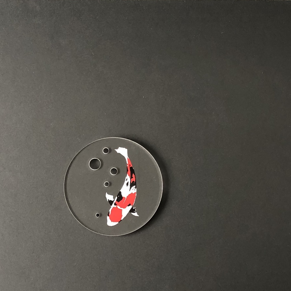 錦鯉のコースター