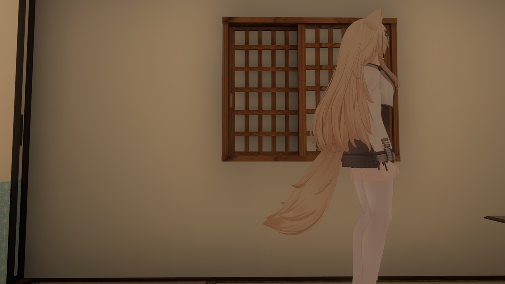 【無料】エクちゃんのでっかいしっぽギミック
