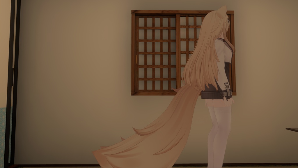 【無料】エクちゃんのでっかいしっぽギミック