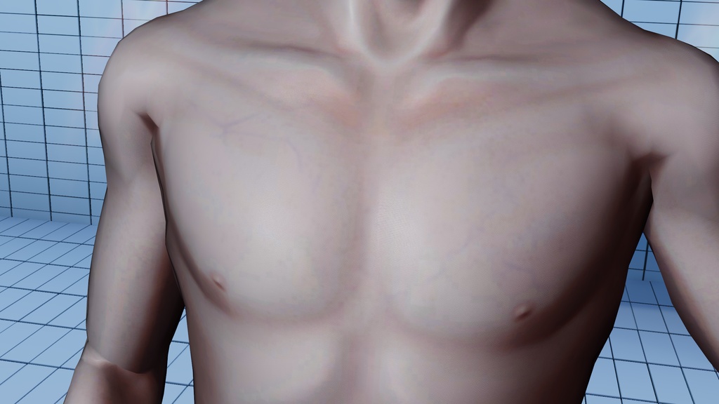 リアル質感肌マテリアル【汎用版_追加Update】