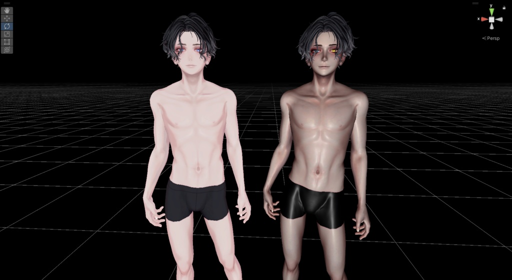 リアル質感肌マテリアル【汎用版_追加Update】