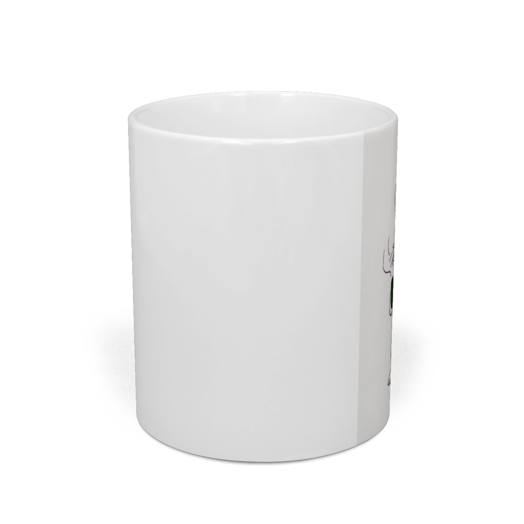 のほほんとお茶を飲む白虎