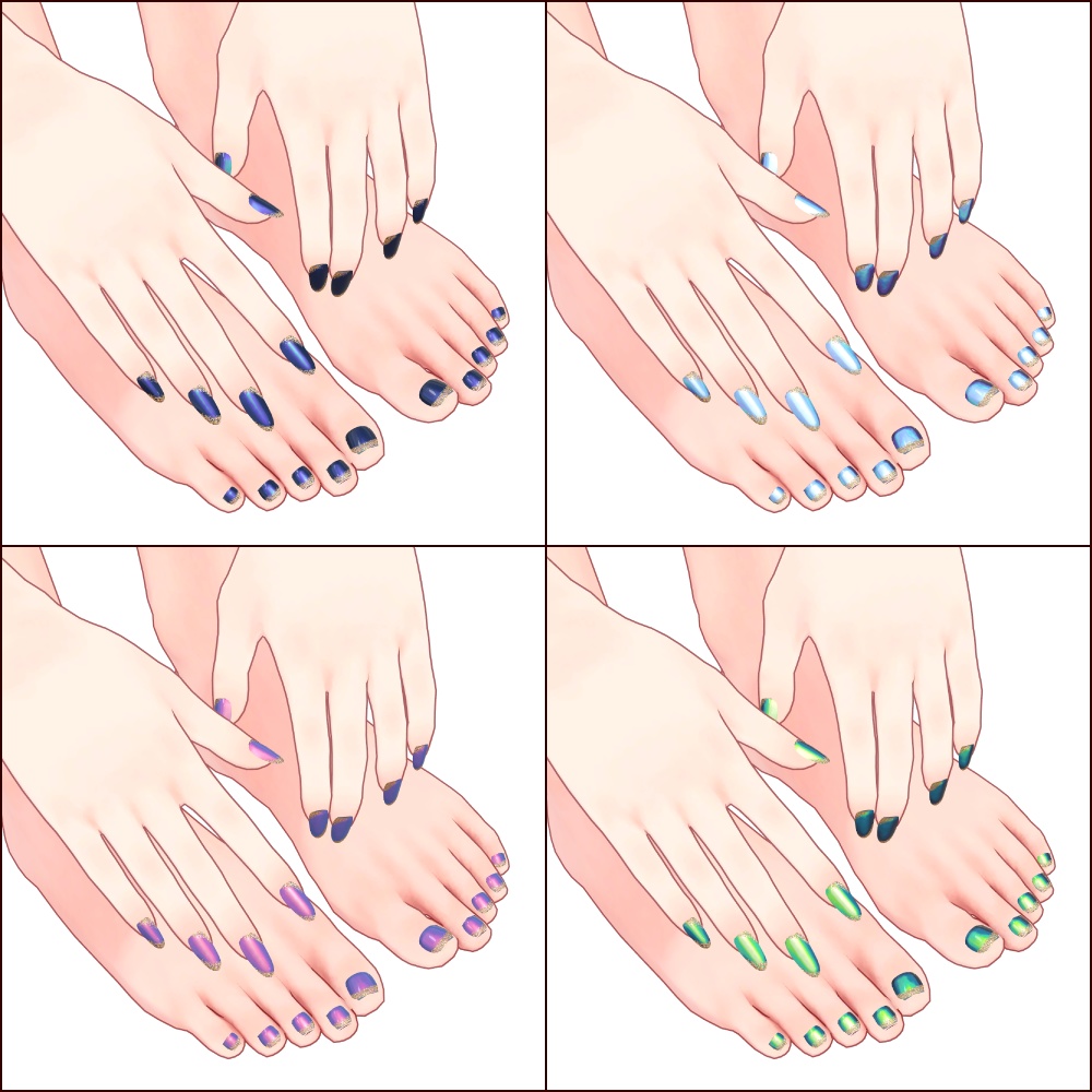 【MDollnail対応&MDollnail SuperLong対応】イリスネイル/Iris nails