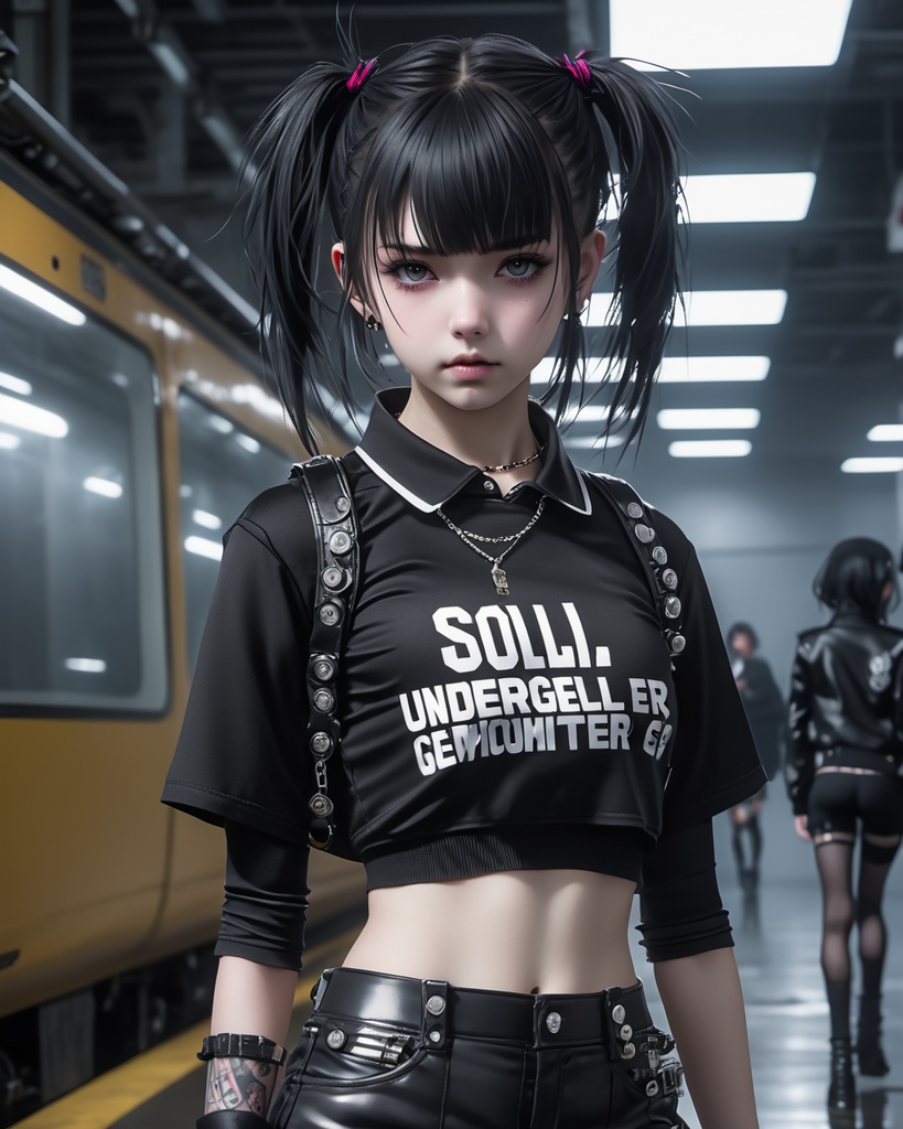 パンク少女600枚 600 Punk girls - AI Generated