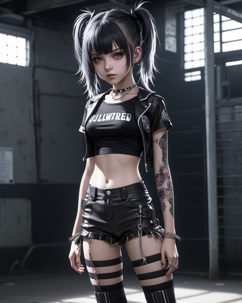 パンク少女600枚 600 Punk girls - AI Generated