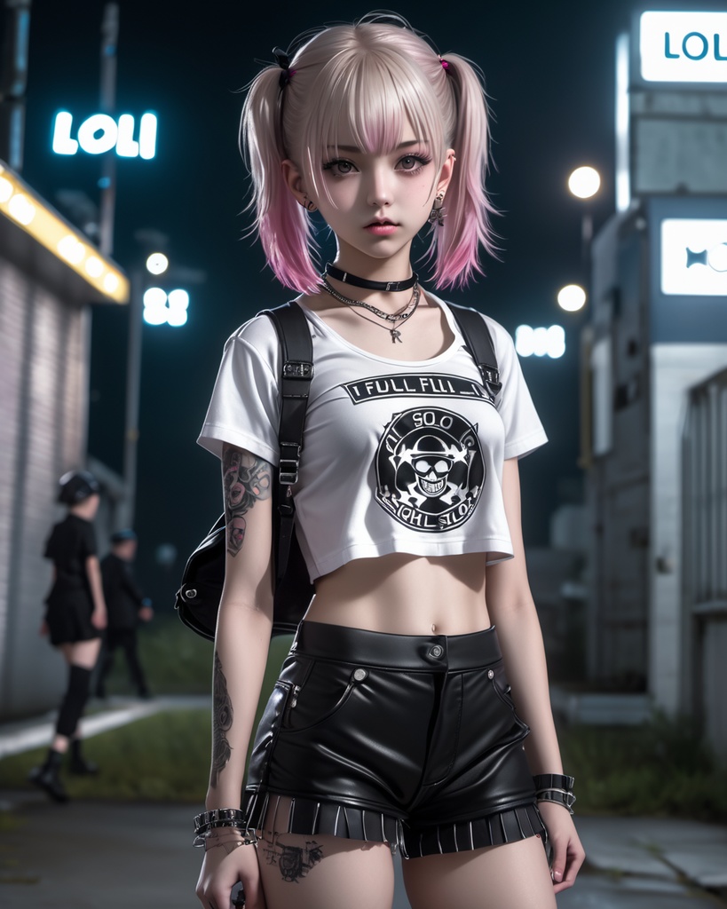 パンク少女600枚 600 Punk girls - AI Generated