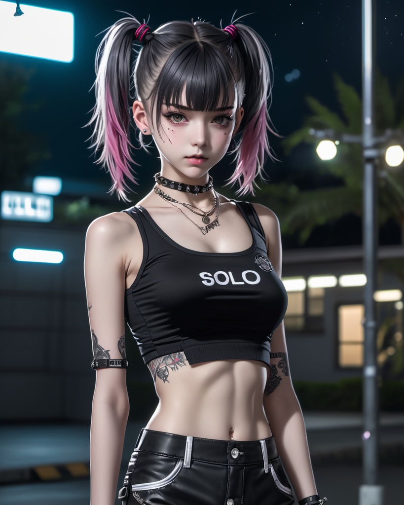 パンク少女600枚 600 Punk girls - AI Generated