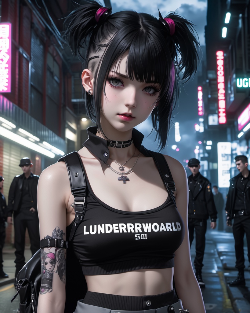 パンク少女600枚 600 Punk girls - AI Generated