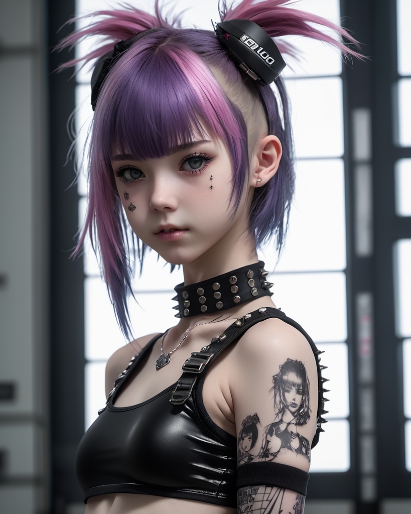 パンク少女600枚 600 Punk girls - AI Generated