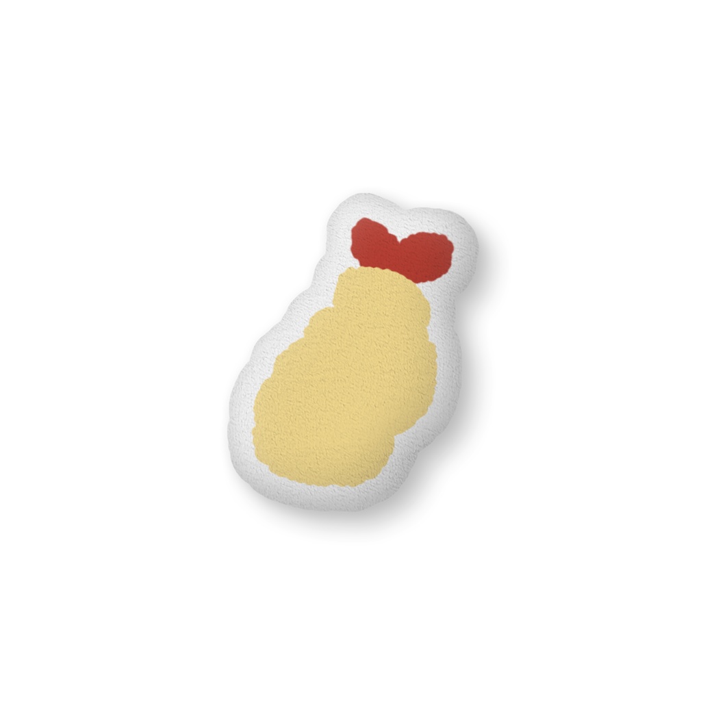 おおきい エビフライ ぬいぐるみ クッション