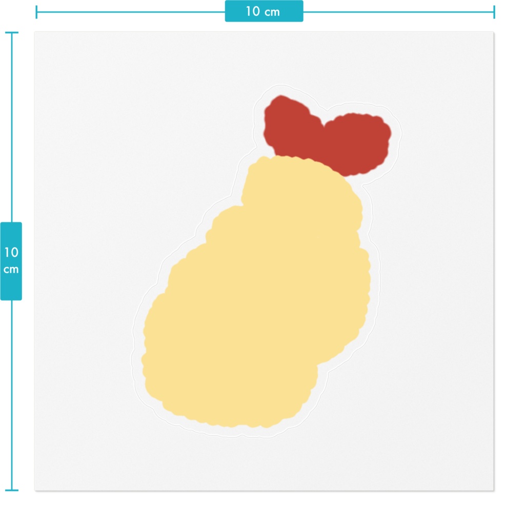 エビフライ ステッカー
