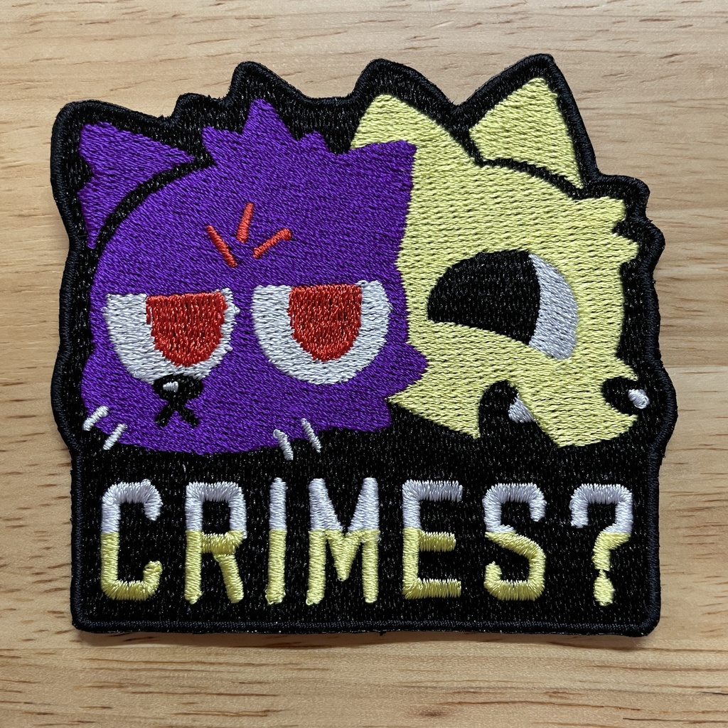 刺繍ステッカーワッペン『Mea＆Gregg』