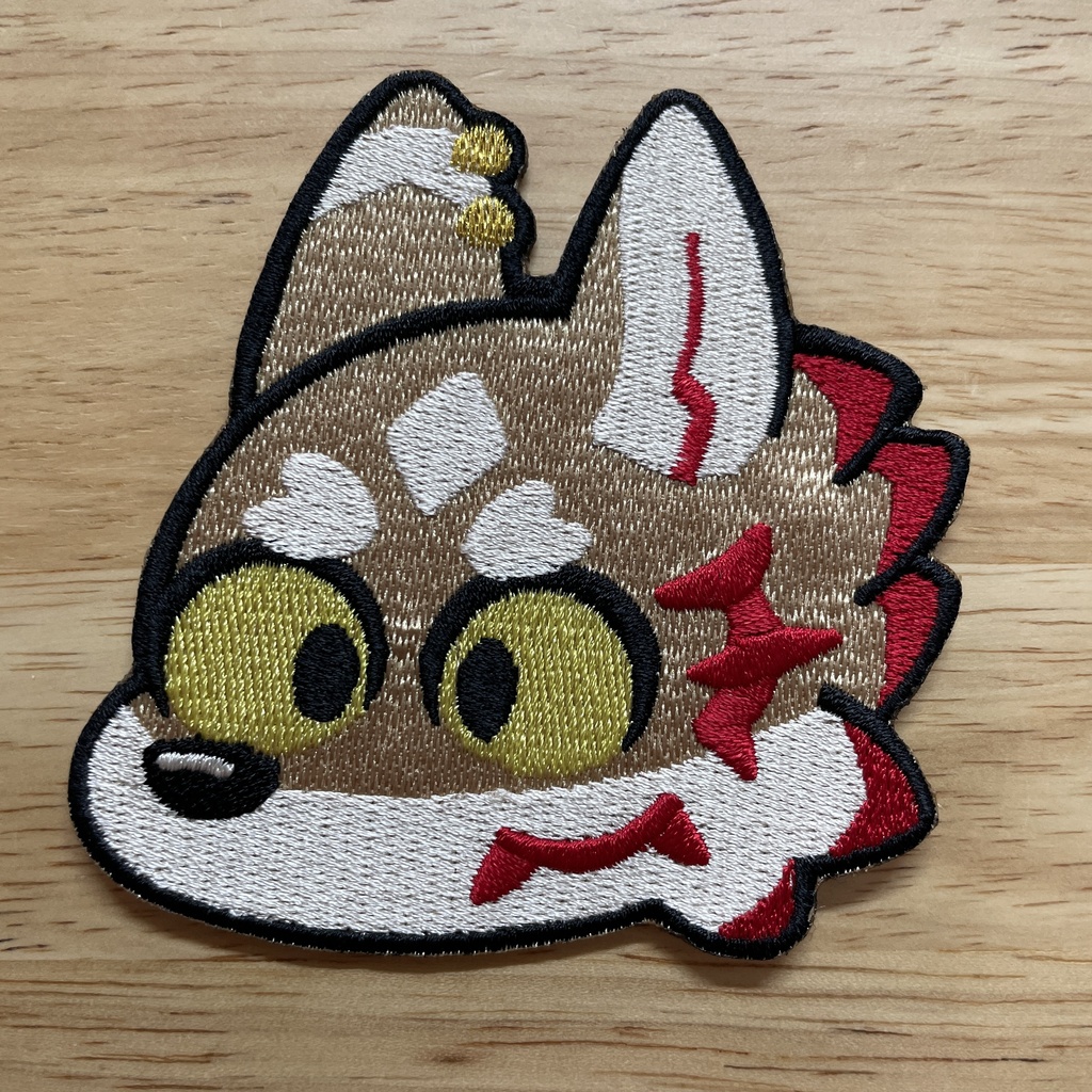 刺繍ステッカーワッペン『セト』