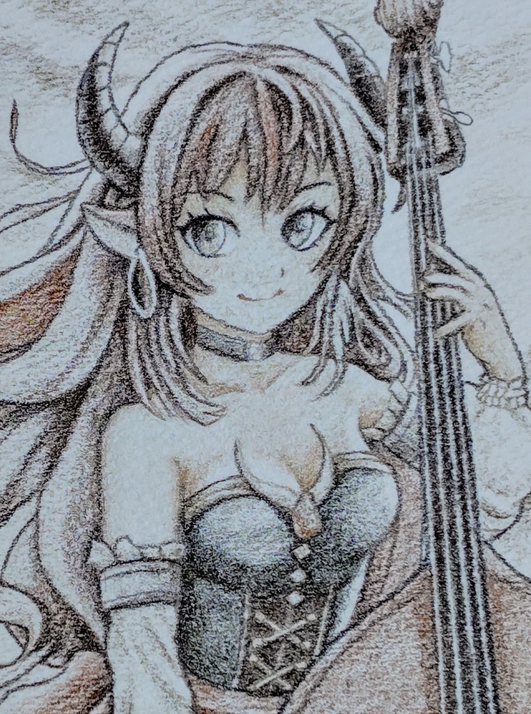 「クミン第三世代」オリジナル色鉛筆イラスト