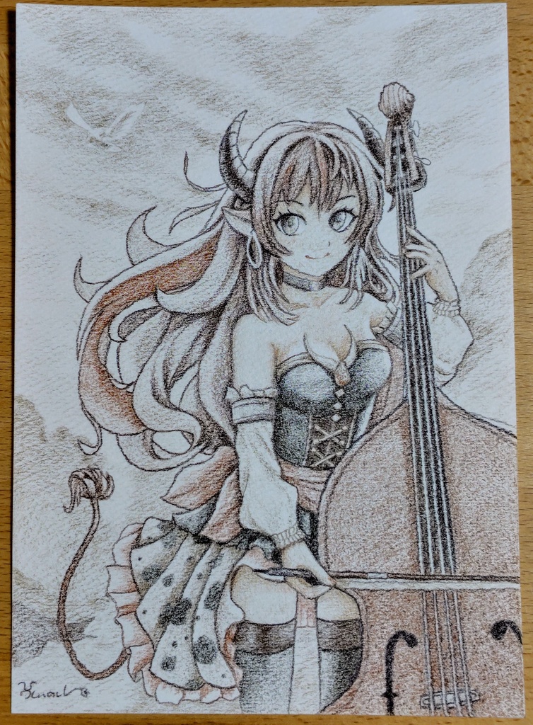 「クミン第三世代」オリジナル色鉛筆イラスト