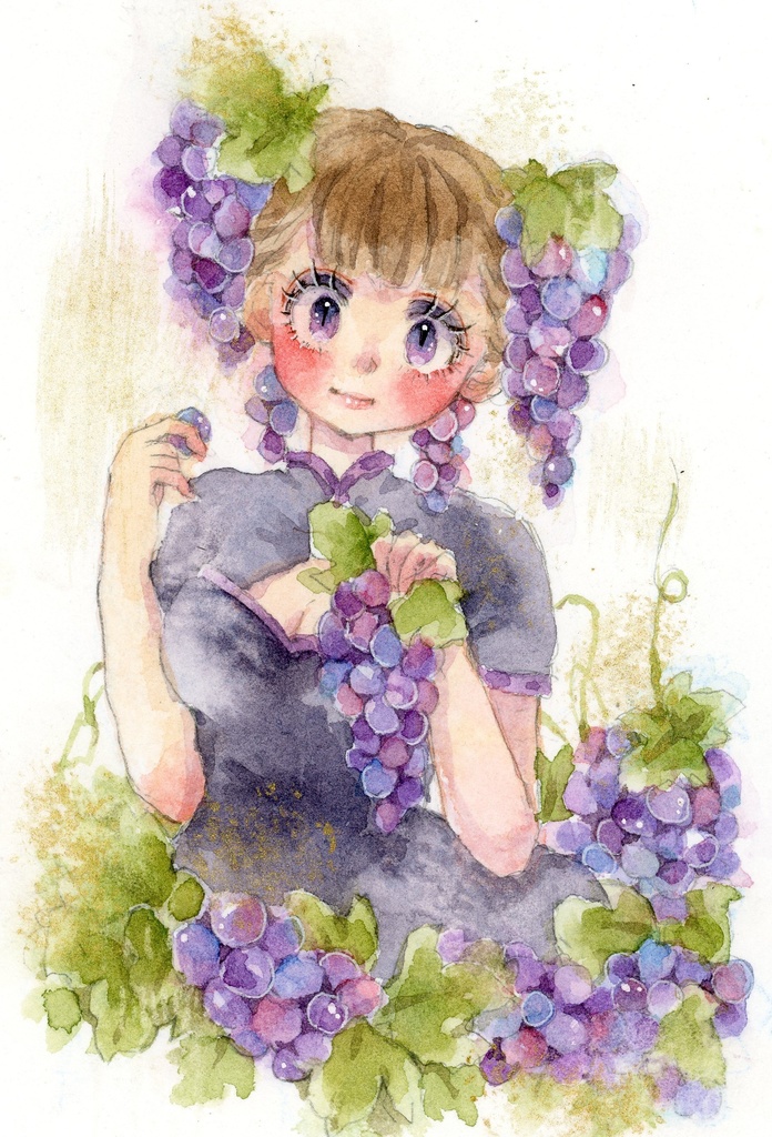 ポスカサイズ　葡萄