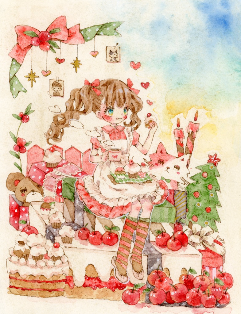 林檎とケーキと小さな魔法