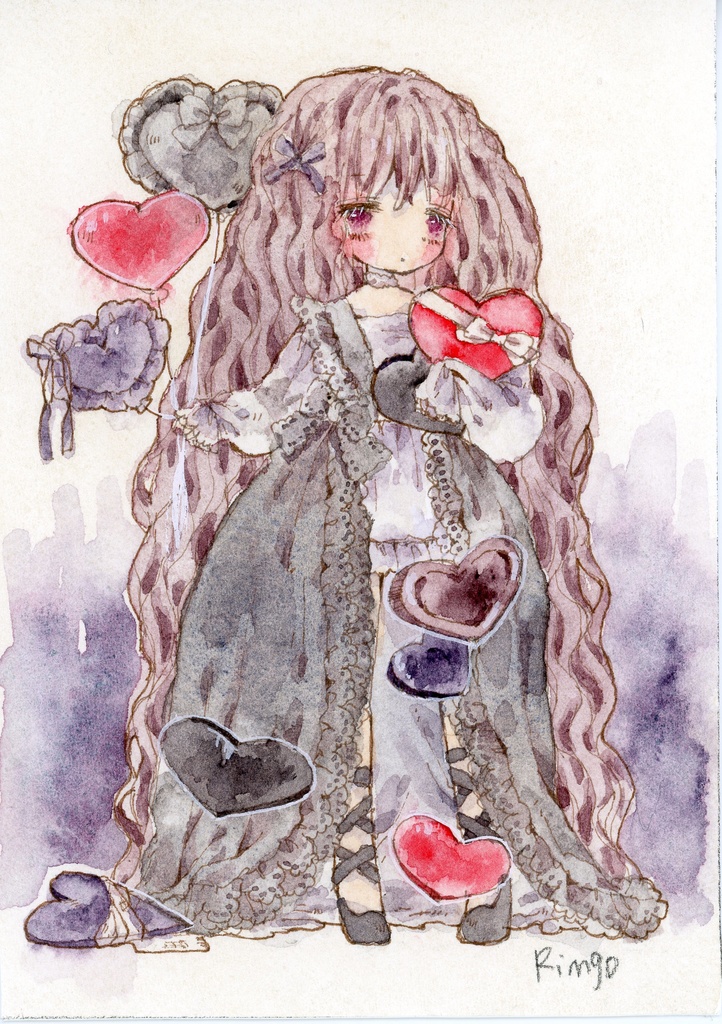 L判原画　恋する姫の宝物