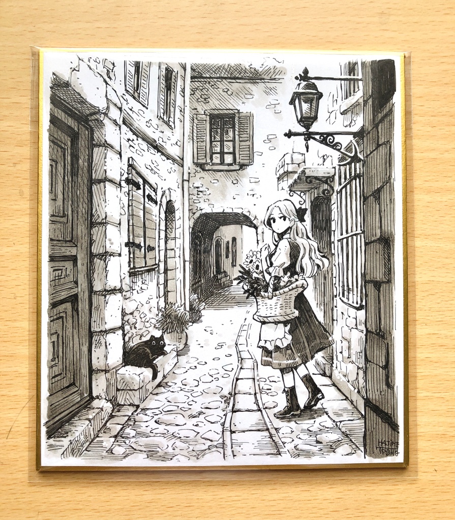 アナログイラスト色紙