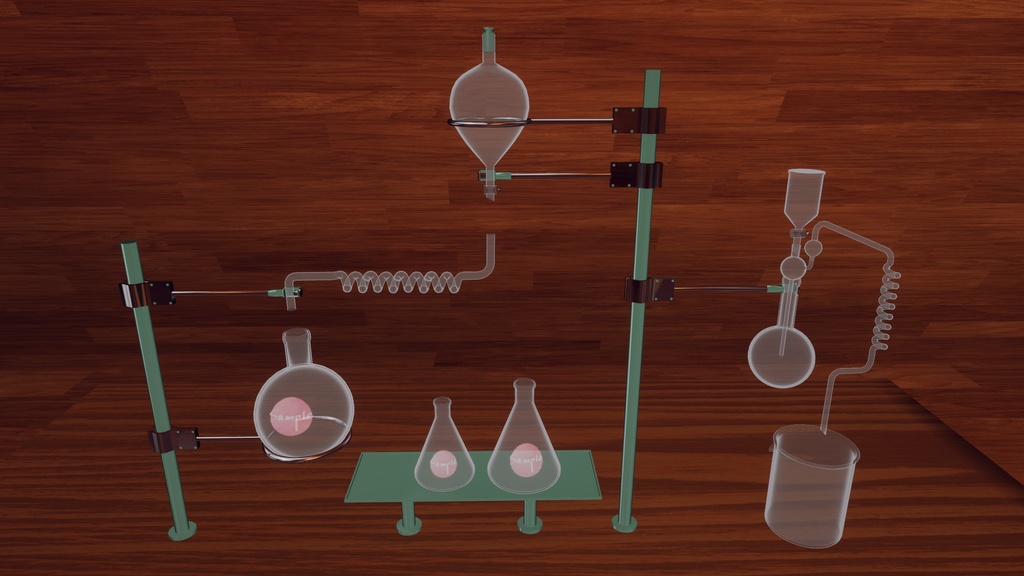 実験器具(香水抽出セット)