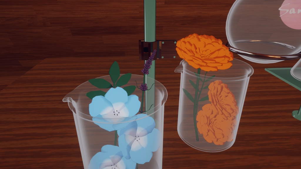 実験器具(香水抽出セット)