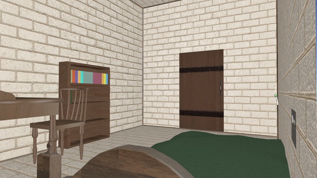 魔法学校の寮部屋