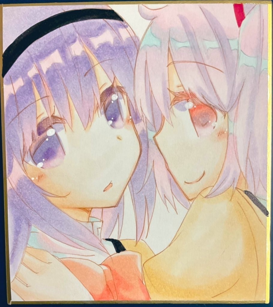 【ミニ色紙】まどか&ほむら