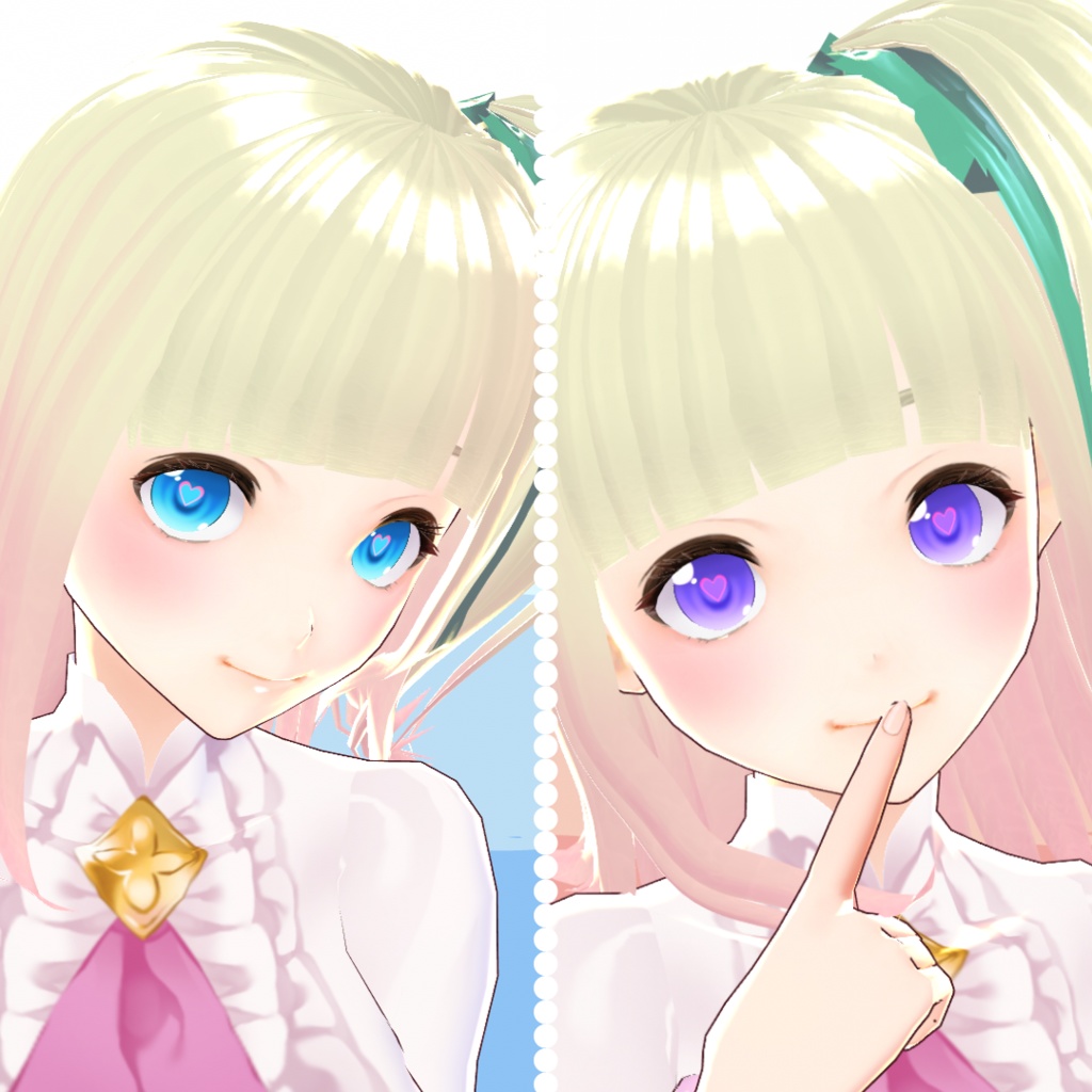 【VRoid】 Heart Eyes Set