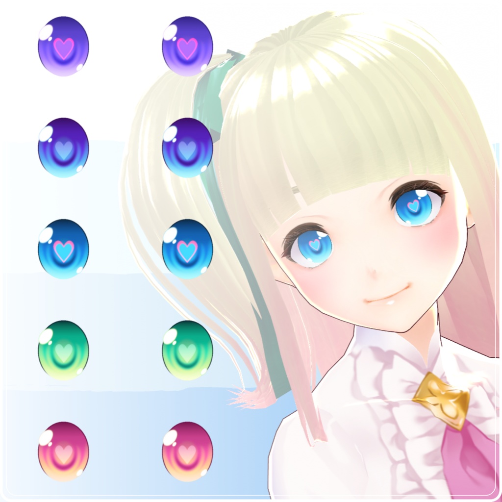 【VRoid】 Heart Eyes Set