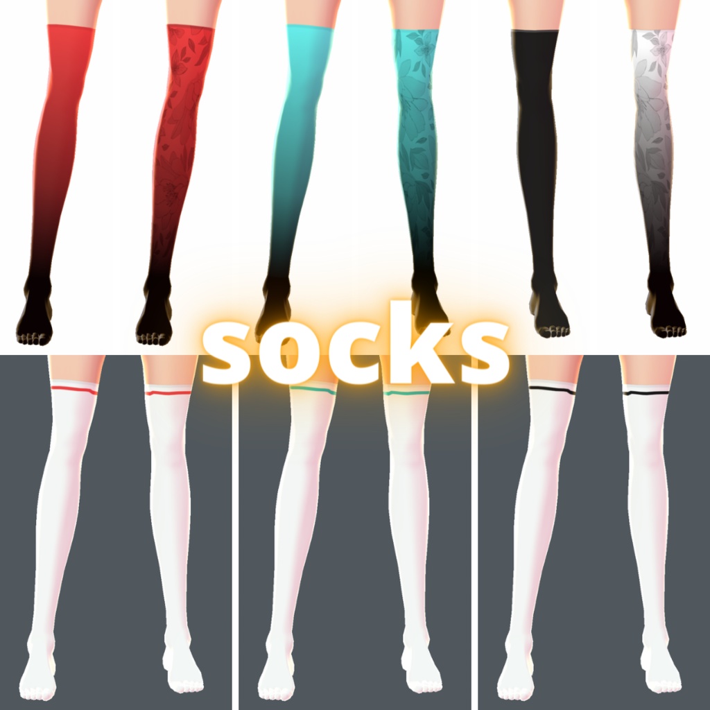 【VRoid】 Kimono Inspired Set