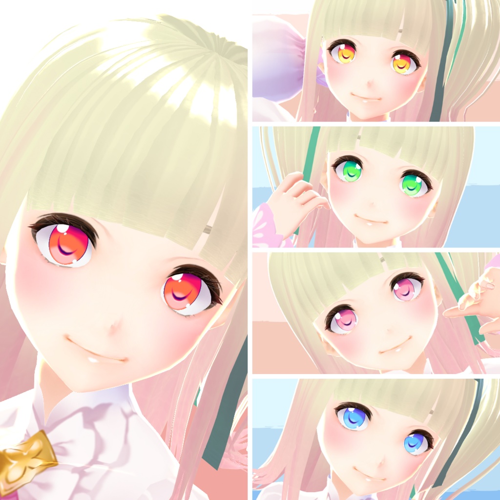 【VRoid】 Classic Anime Eyes Set