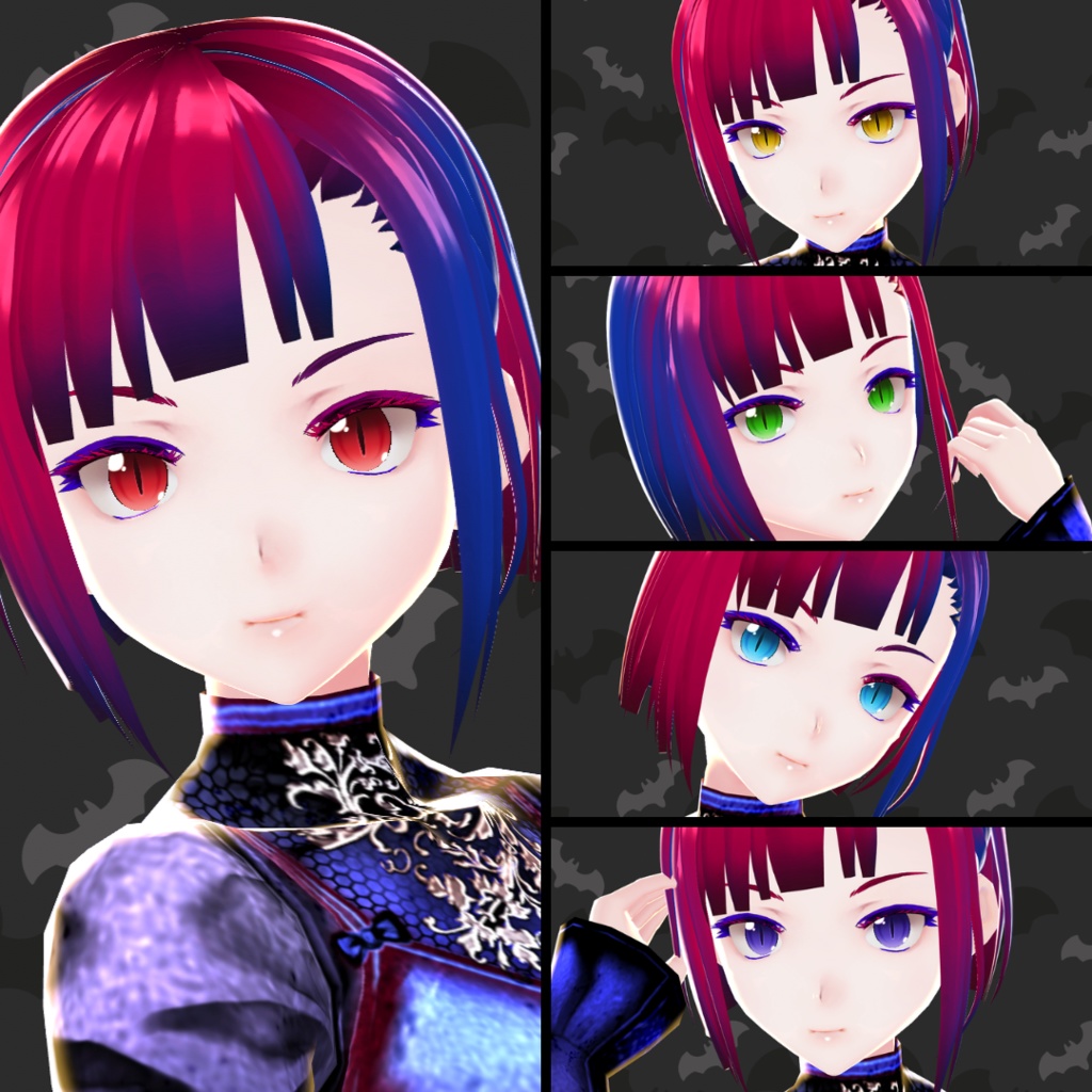 【VRoid】 Vampire Eyes Set