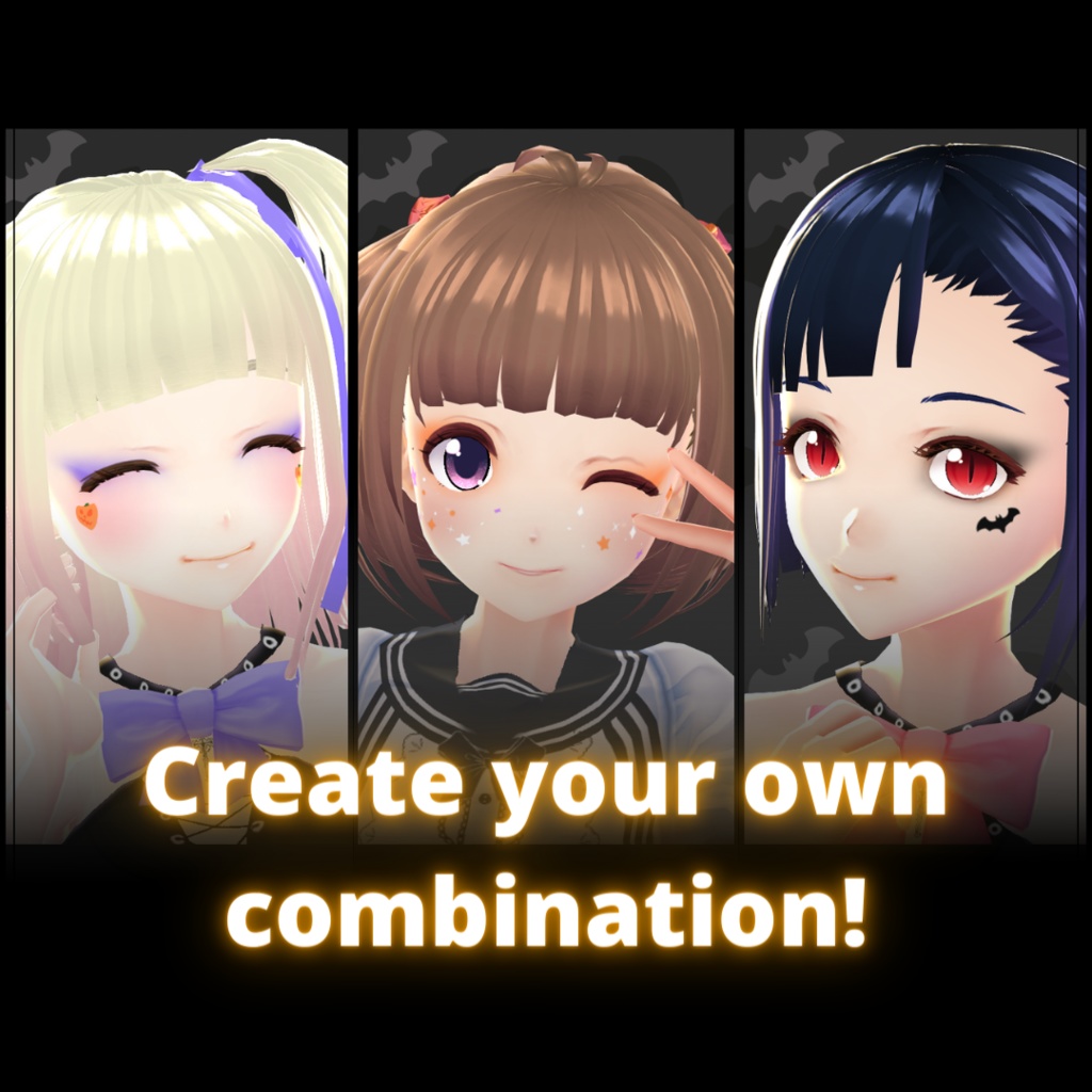【VRoid】 Halloween Makeup Set