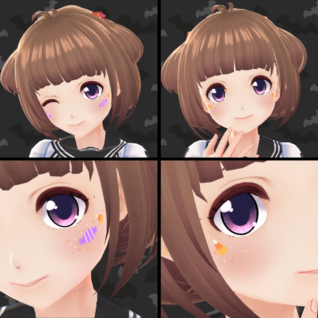 【VRoid】 Halloween Makeup Set