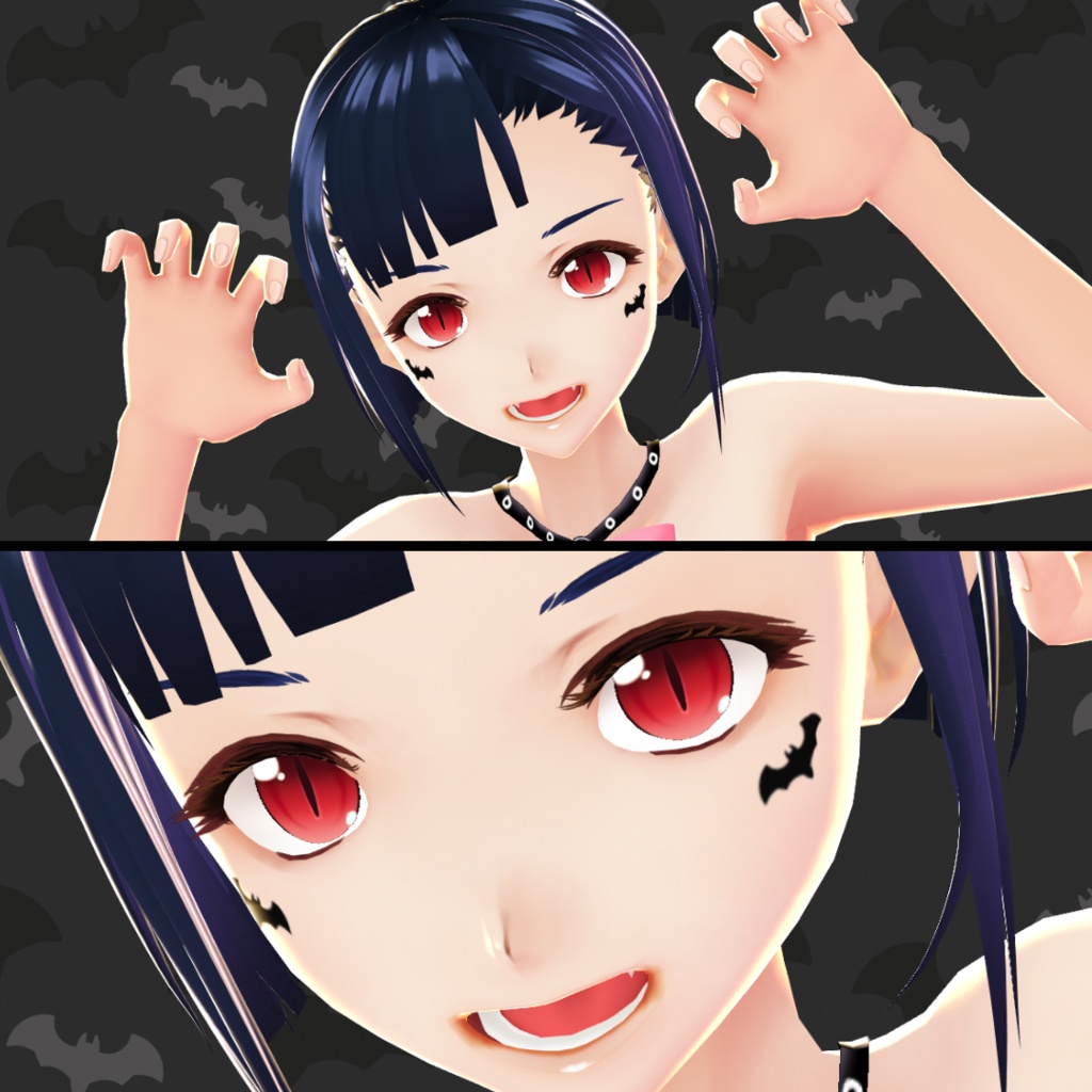 【VRoid】 Halloween Makeup Set