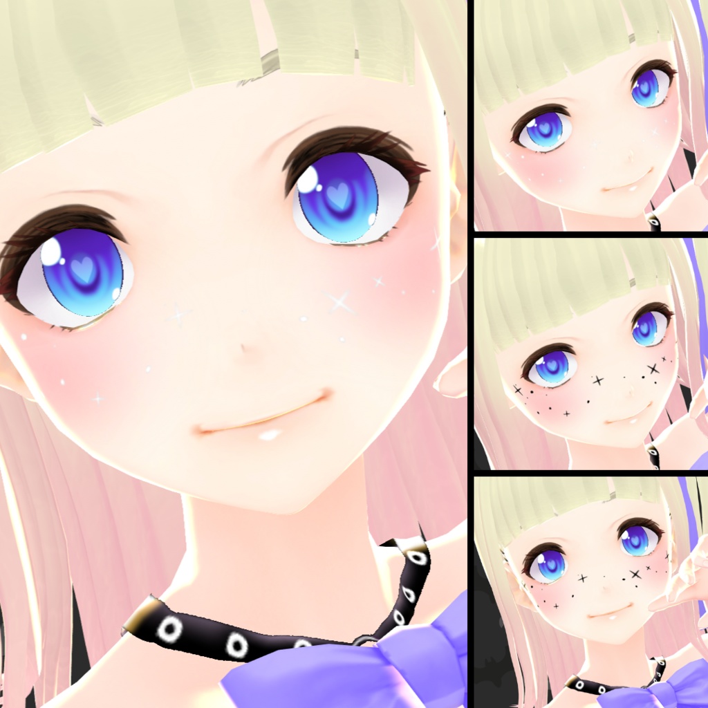 【VRoid】 Halloween Makeup Set