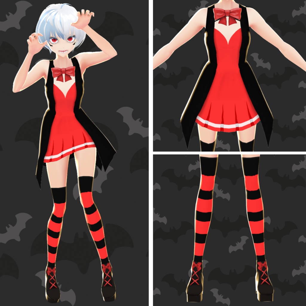 【VRoid】 Halloween Outfit Set