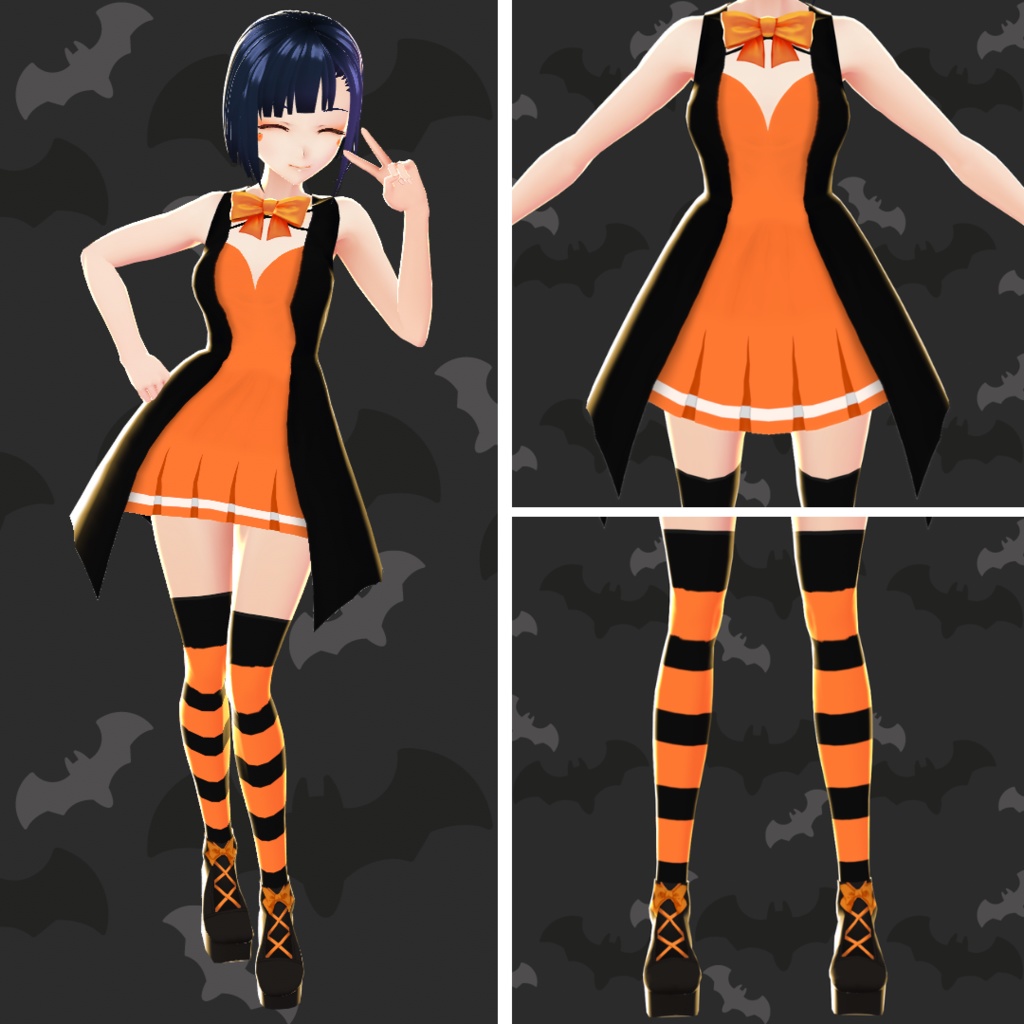 【VRoid】 Halloween Outfit Set