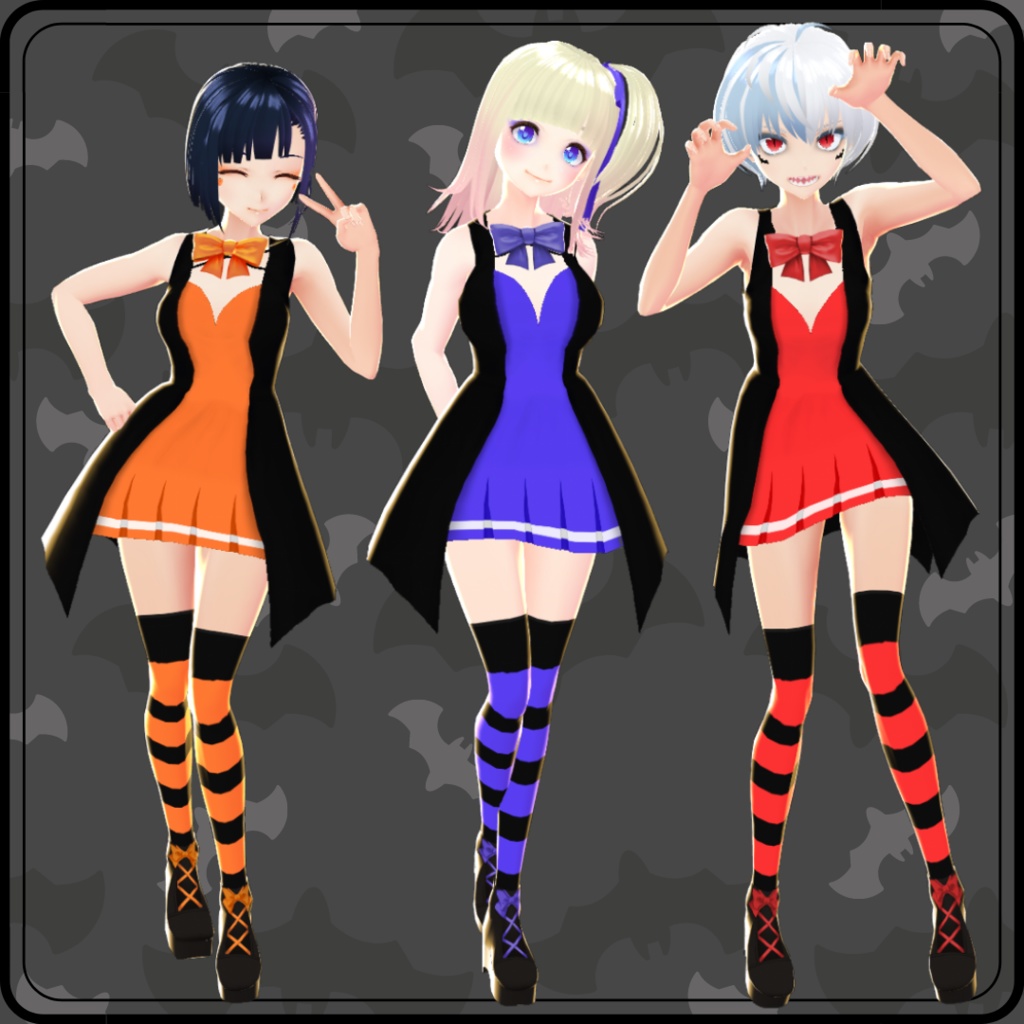 【VRoid】 Halloween Outfit Set