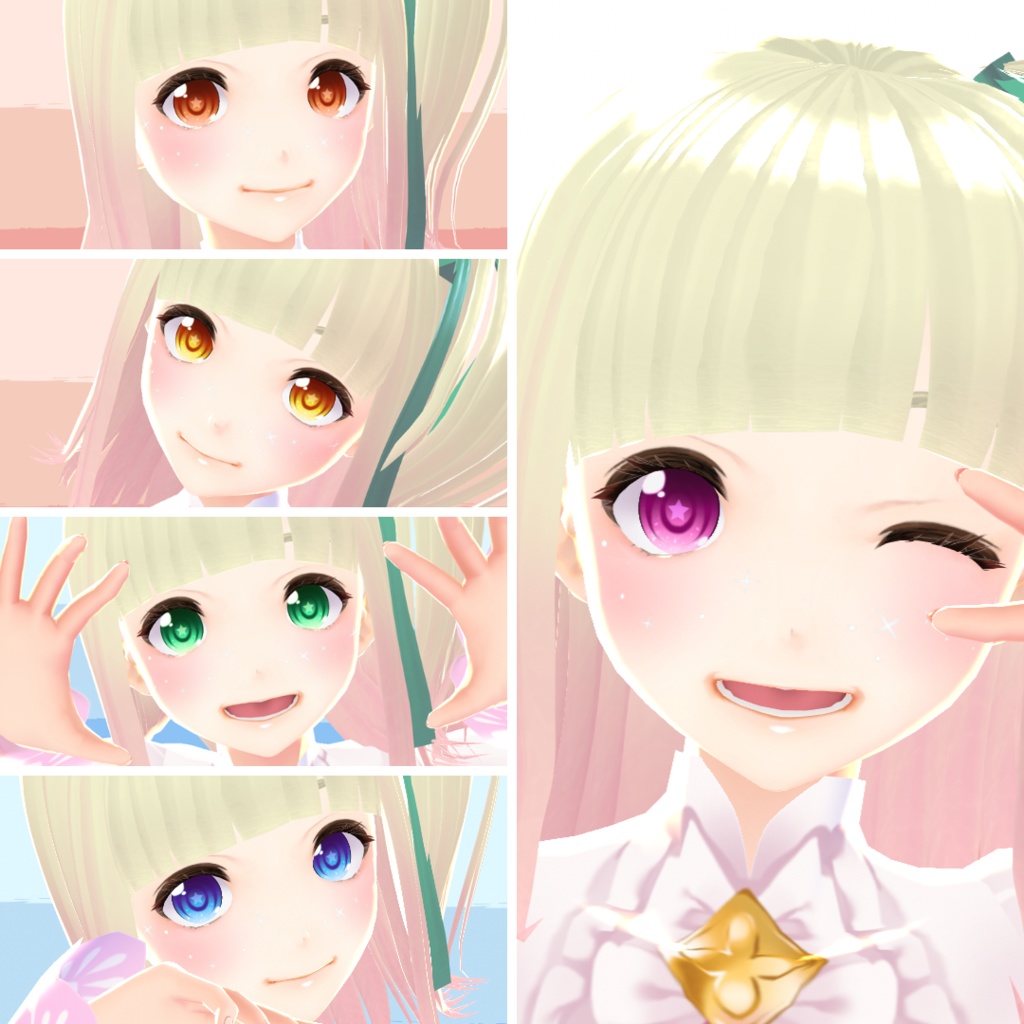 【VRoid】 Star Eyes Set