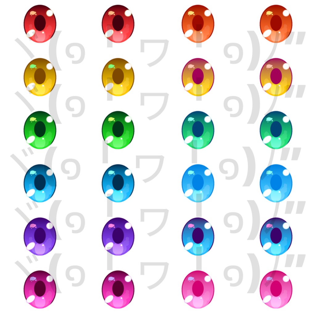 【VRoid】 Enchanting Eyes Set