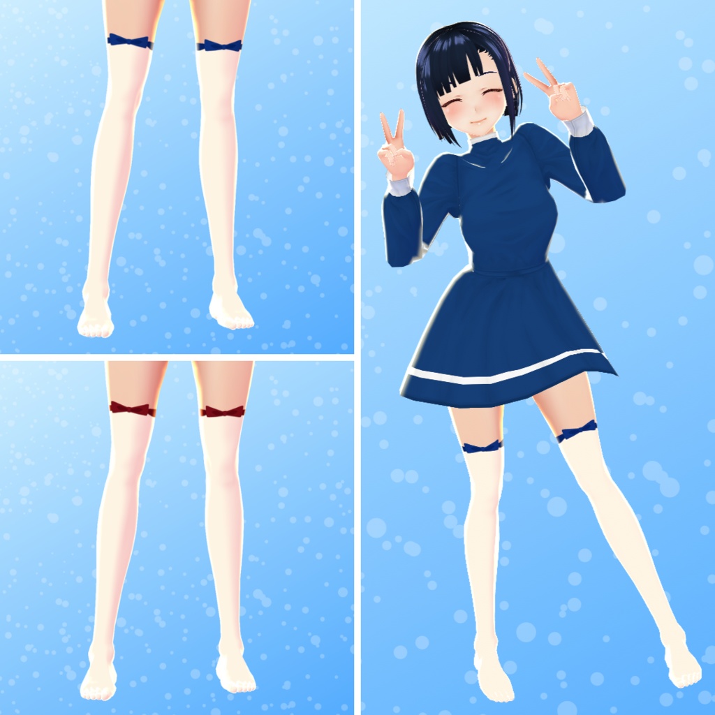 【VRoid】 Christmas Socks Set