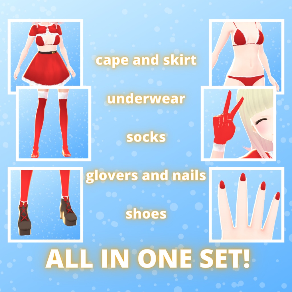 【VRoid】 Christmas Set