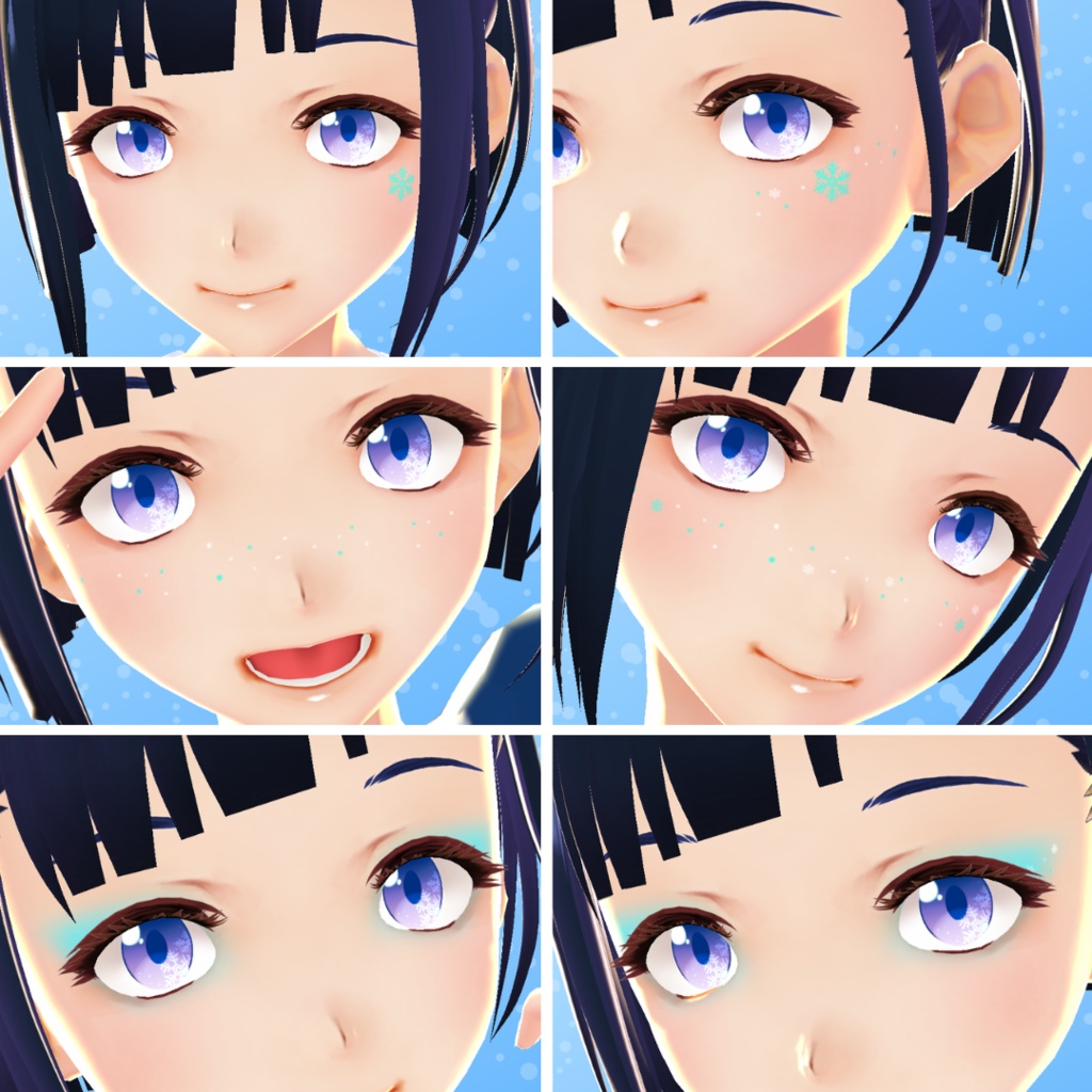 【VRoid】 Christmas Makeup Set