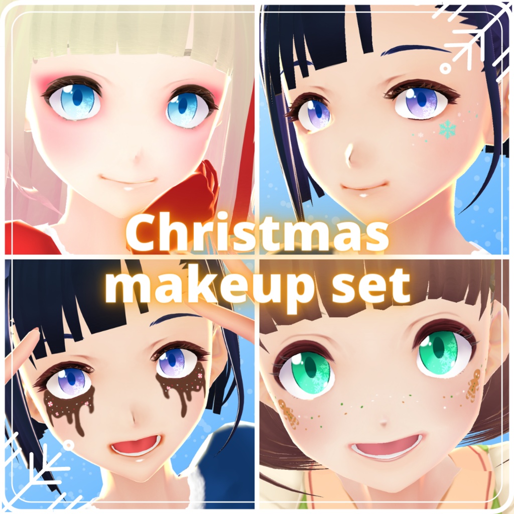 【VRoid】 Christmas Makeup Set