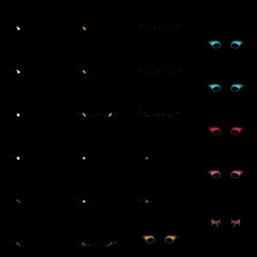 【VRoid】 Christmas Makeup Set