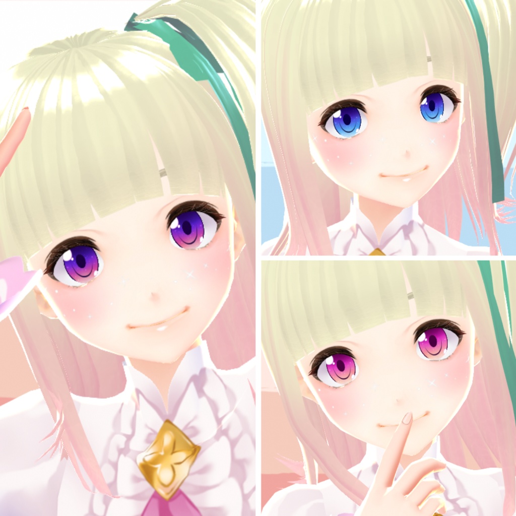 【VRoid】 Galaxy Eyes Set