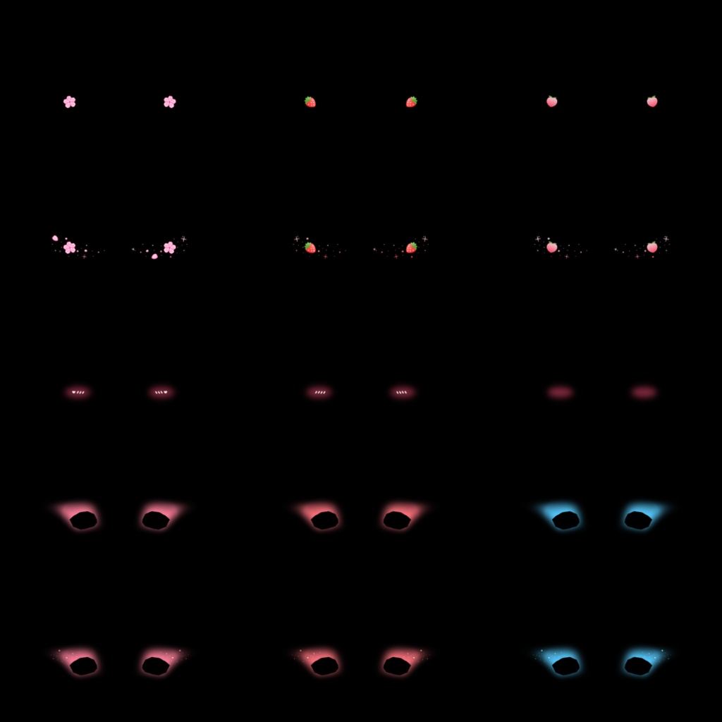 【VRoid】 Cute Makeup Set - Vol.1